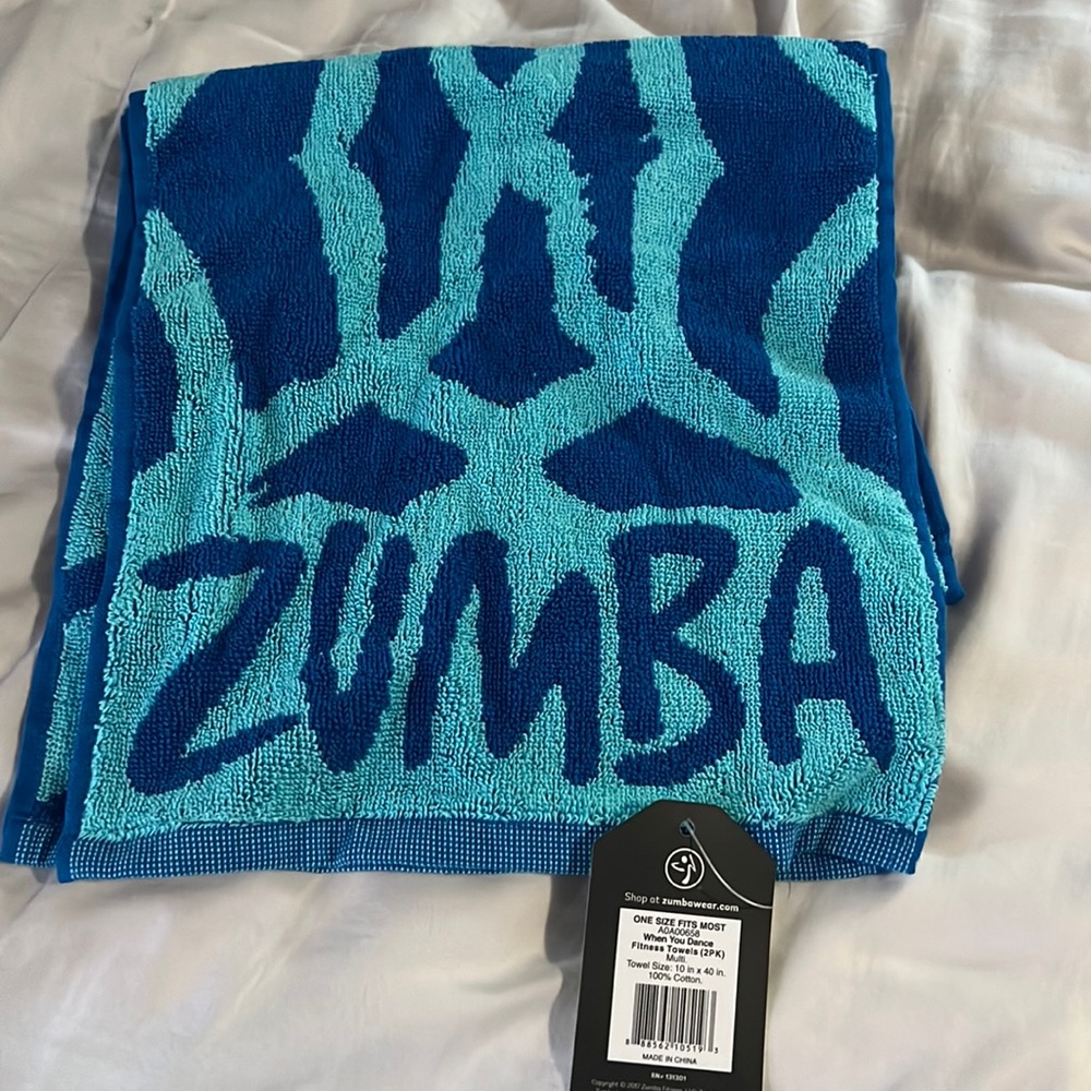Long Zumba towel